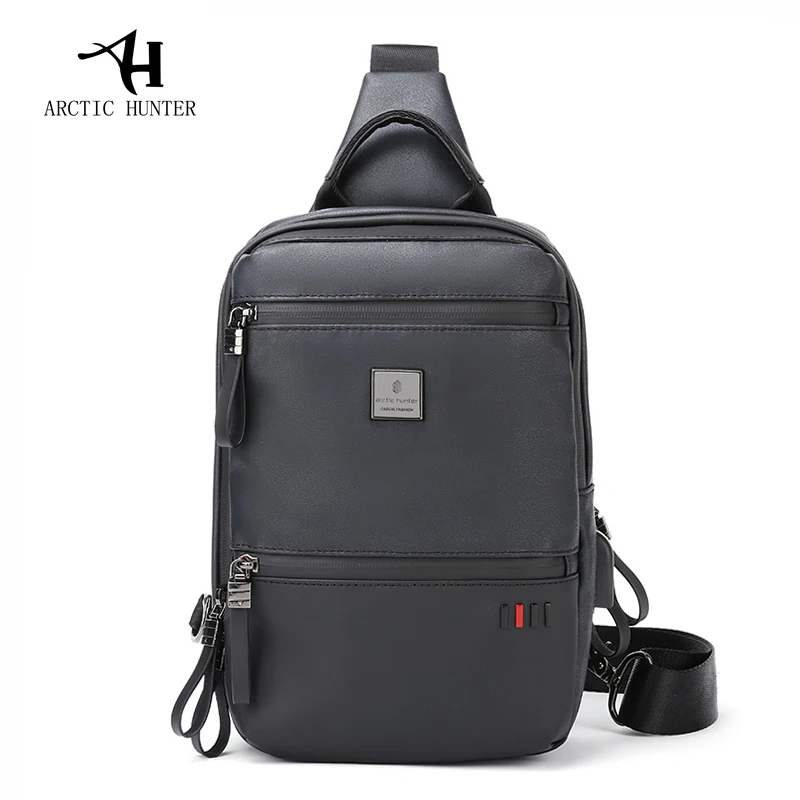 

ARCTIC HUNTER High Capacity USB Charging Waterproof Chest Bags Men Sling Shoulder bag Male Casual Multi-function Messenger Bag