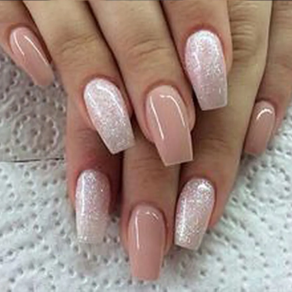 Fashion Fake Nails Press On Girls Finger Beauty False Nail Plastic Nail
