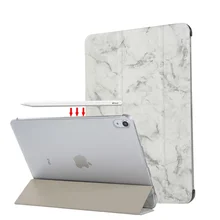 Чехол для ipad pro 11 A1980 A2013 A1934 A1979 новейшие модные Мрамор кожаный чехол с сосать Ручка Авто Режим сна/Пробуждение Функция