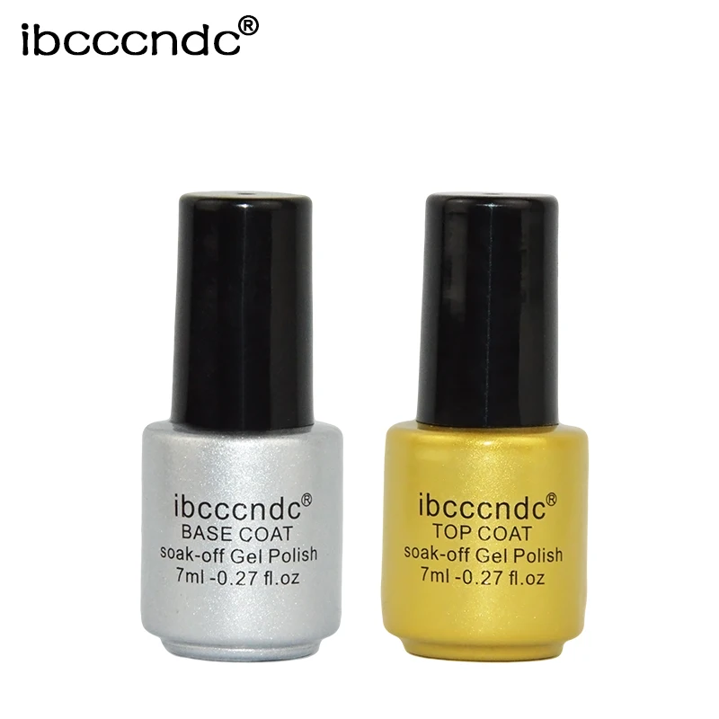 

IBCCCNDC 7ml Soak Off UV Lamp Nail Gel Polish Nails Lacquers Top Base Coat Nail Art Primer Gelpolish Varnishes Manicure Tools