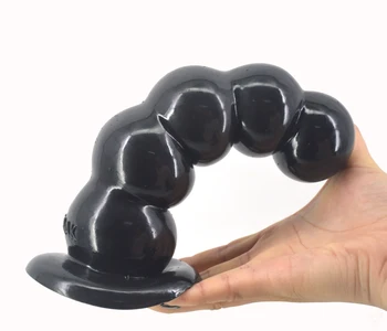 FAAK big dildo strong suction beads anal dildo box packed butt plug ball anal plug sex toys for women men adult product sex shop 3