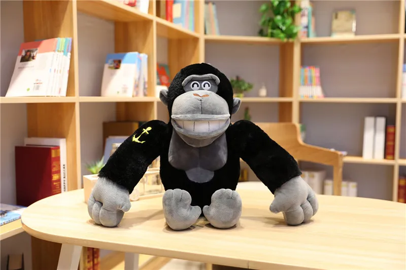 Горилла плюшевая игрушка Кинг-Конг Горилла мягкая кукла 50 см 60 см кукла в виде гориллы детский подарок