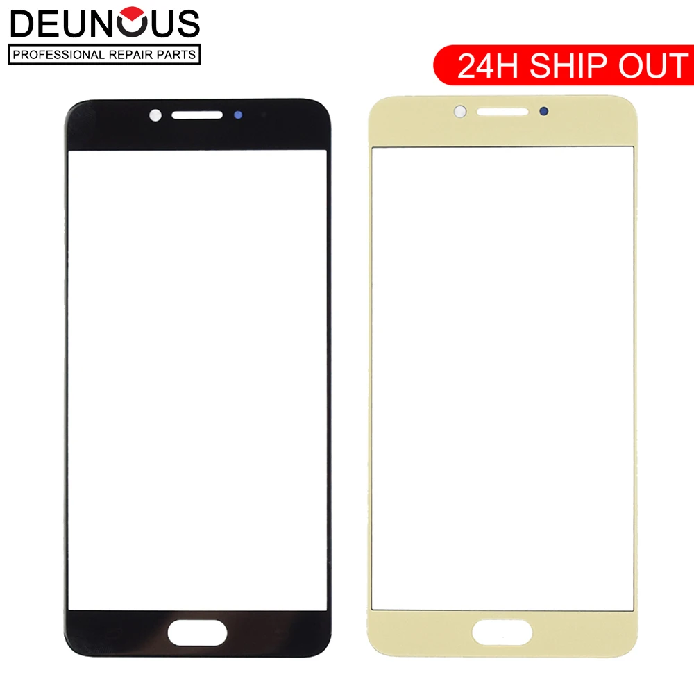 

New For Samsung C7 Pro Front Outer Screen Glass Replacement Front Touch Screen Panel For Samsung C7010 Cover Lens