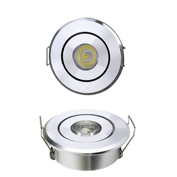 

LED 1W spotlight showcase mini cabinet light jewelry cabinet hole 45-55 foot tile color bullish ceiling light Hot Sale Supplier