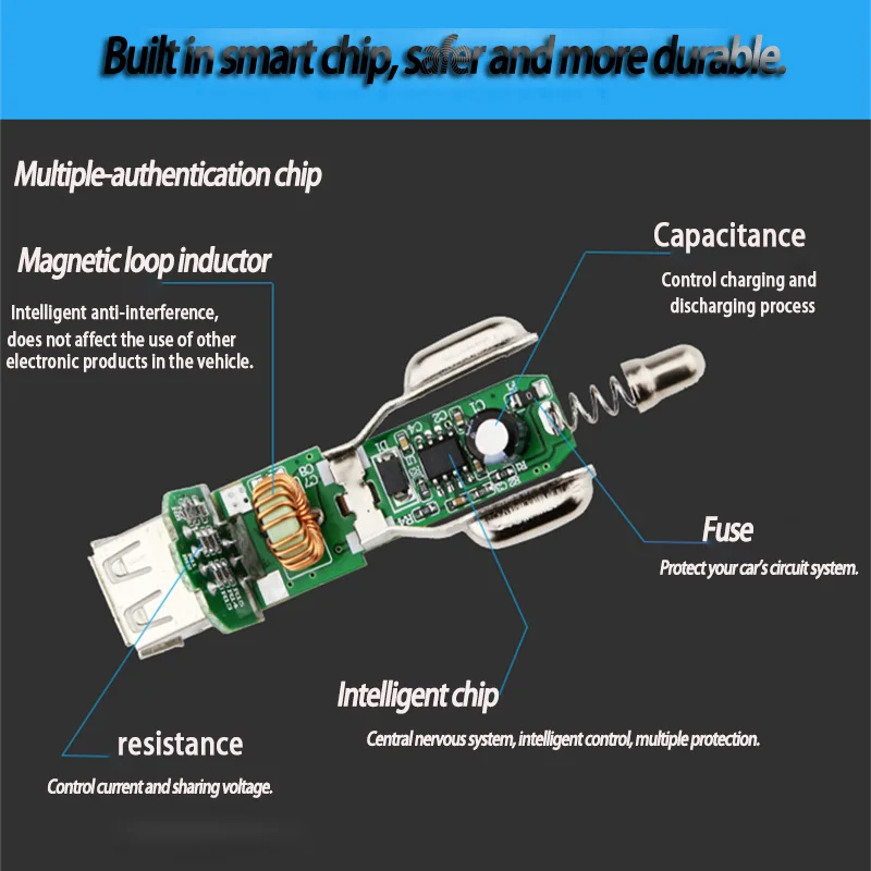 Автомобильный USB двухпортовое зарядное устройство для мобильного телефона машинная Зажигалка для сигарет для Apple iPhone 7 Plus samsung S5 Neo S6 J2 3 4 5 6 7 8