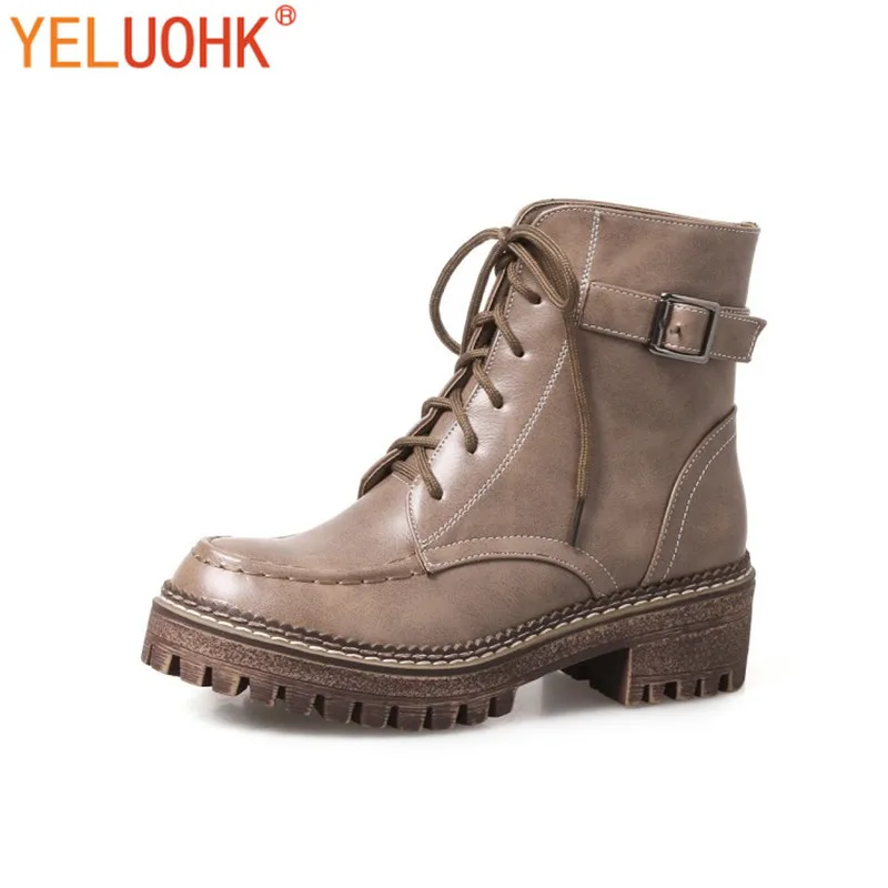 

34-44 Ankle Boots For Women Winter Boots Platform Winter Shoes Women Warm Plush Big Size