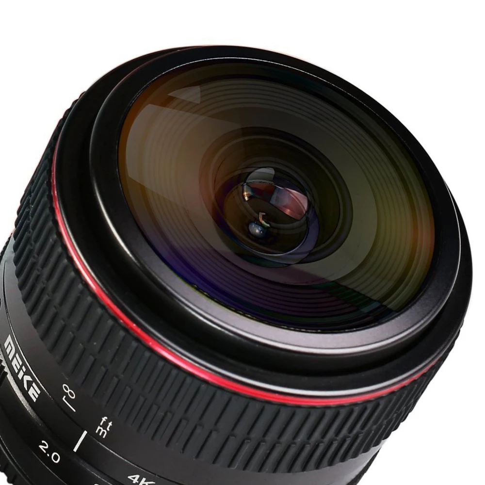 Meike 6,5 мм f/2,0 ультра широкий круговой объектив рыбий глаз для Canon EOS-M беззеркальная камера M100 M10 M6 M5 M3 M2