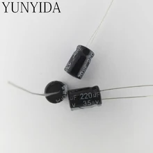 35В 220 мкФ 20 шт. Алюминий электролитический конденсатор с алюминиевой крышкой