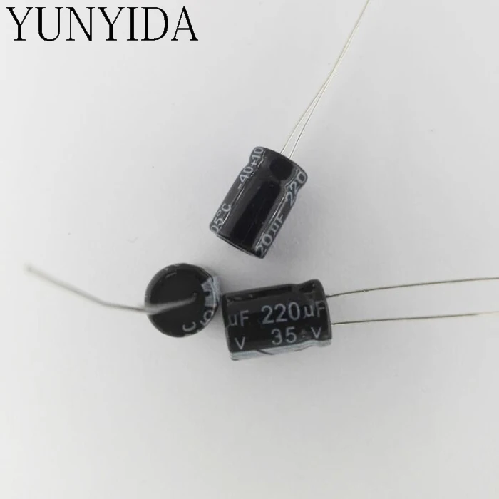 Алюминиевый электролитический конденсатор 35 в 220 мкФ 20 шт.|electrolytic capacitors|aluminum
