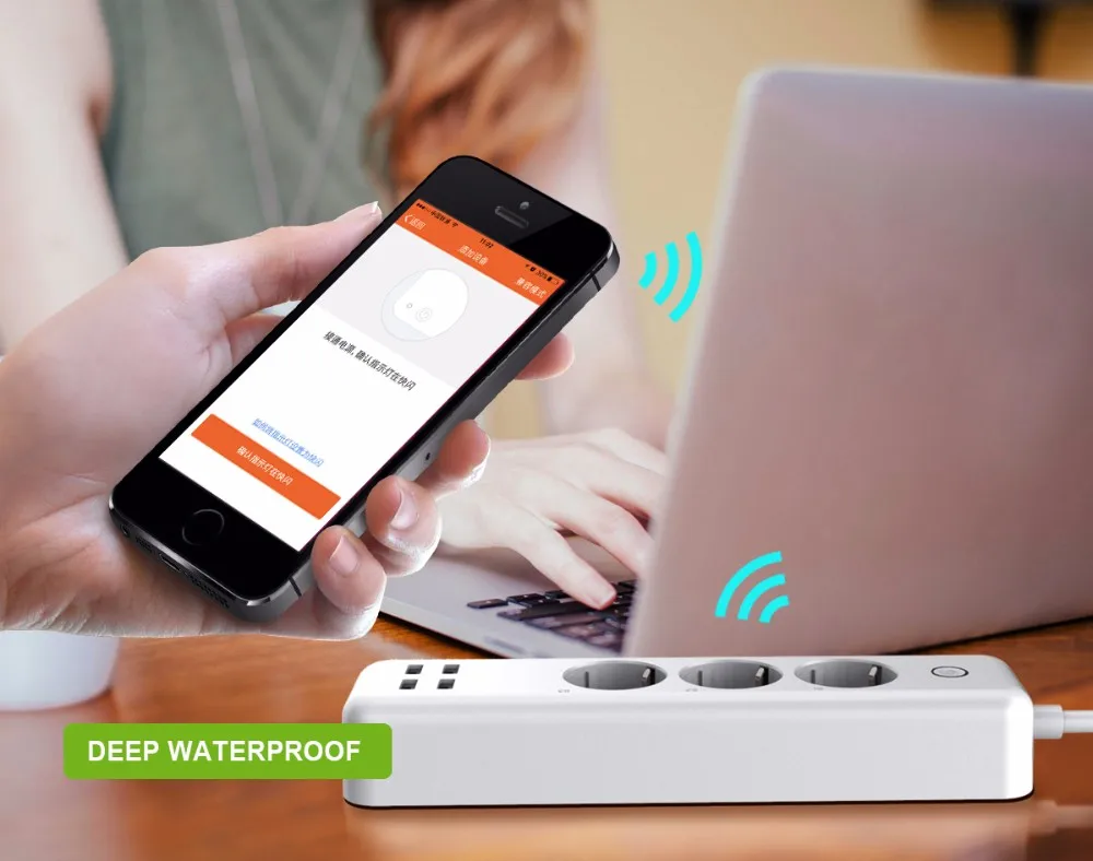 Wifi умная лента питания 3 штепсельная розетка европейского стандарта с USB 4 зарядным портом управление приложением работа с Alexa и Google Assistant Homekit