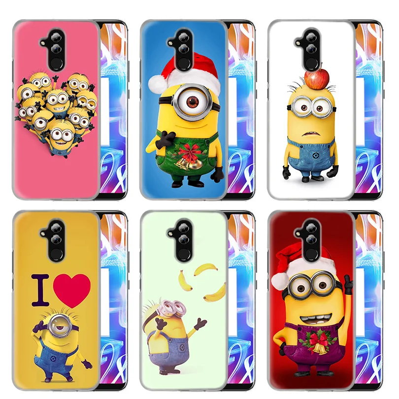 

Case Cover For Huawei Honor P20 Mate 20 10 P10 P9 P8 8X 9 Lite P Smart + Plus 2017 2019 Nova 3iClear Despicable Me Minions Coque