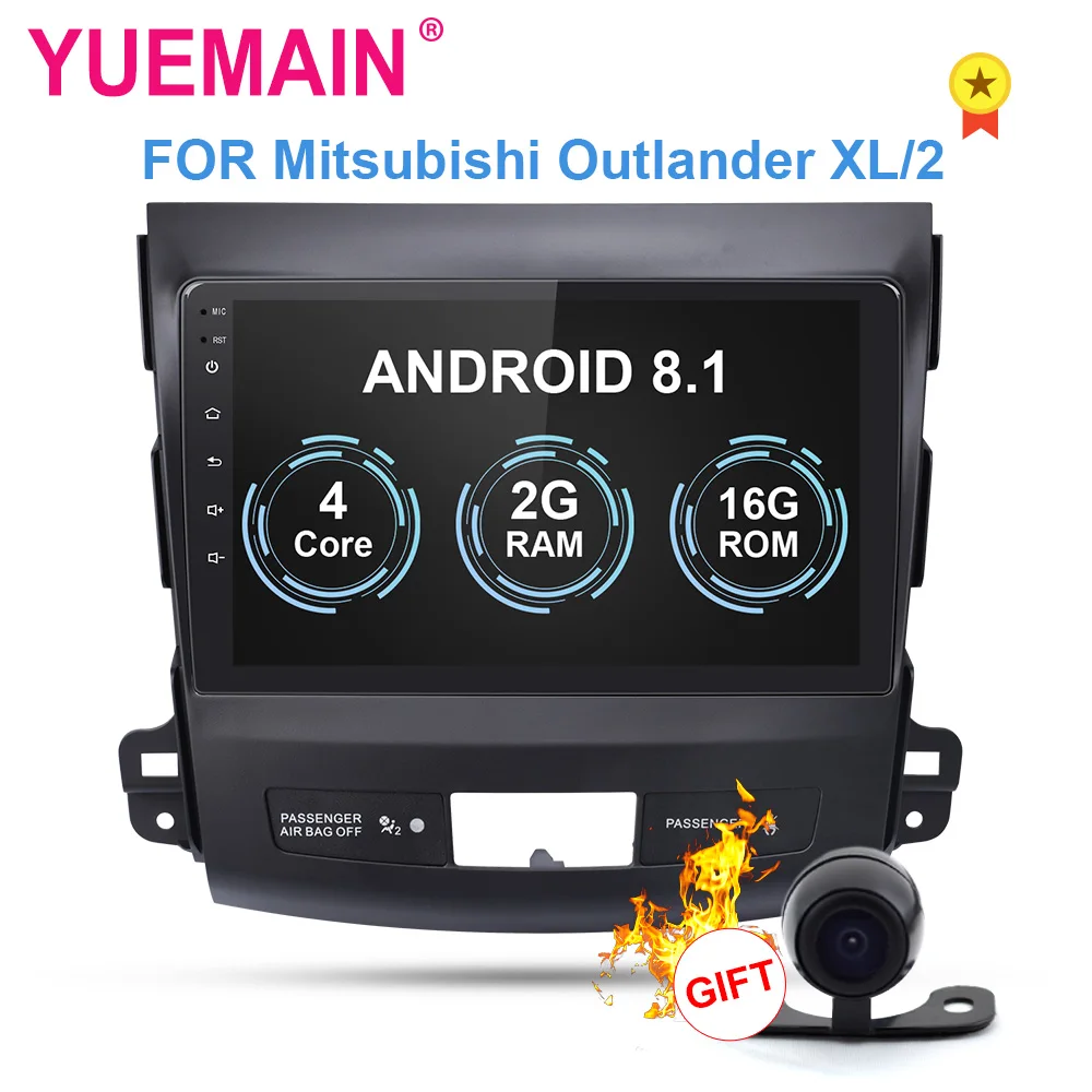 YUEMAIN font b Car b font DVD Multimedia player For Mitsubishi Outlander XL 2005 2014 2din