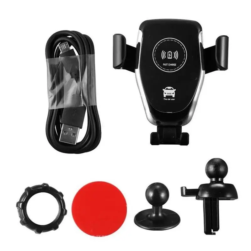 

Qi Wireless Car Charger Fast Wireless Charger Car Mount Air Vent Gravity Design Phone Holder For iPhone X/XS/XR/S9/S9
