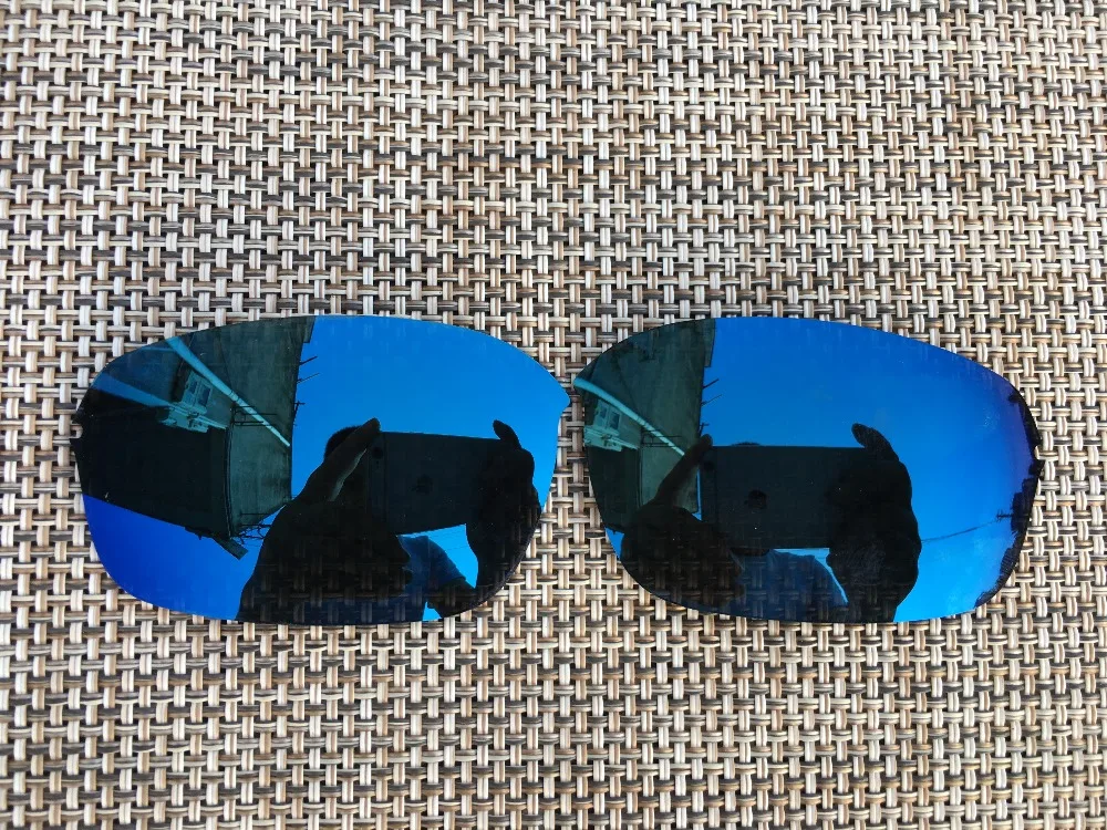 Navy Blue Polarized Replacement Lenses for Half Wire 2.0 Sunglasses