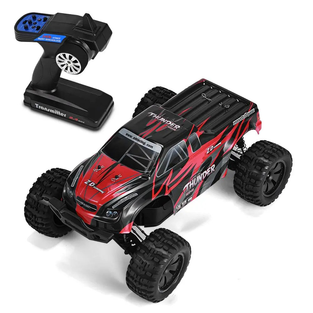 Zd racing 10427-s 9106-s Новинка 1/10 Thunder 4WD бесщеточный 70 км/ч гоночный автомобиль RC Bigfoot багги Грузовик RTR игрушки пульт дистанционного управления автомобиль