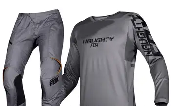 

2019 NAUGHTY FOX MX 180 Prizm Stone Grey Jersey Pants Motocross Gear Set Racing Off-Road Race Gear Pant & Jersey Combo
