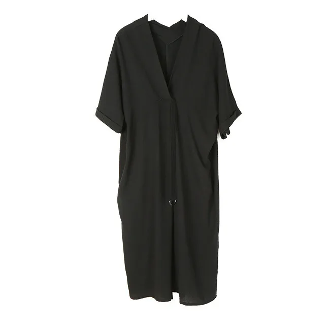 Vestido Longo/хлопковое платье из полиэстера Лидер продаж Zanzea,, г., осенний стиль, пояс, талия, мода, v-образный вырез