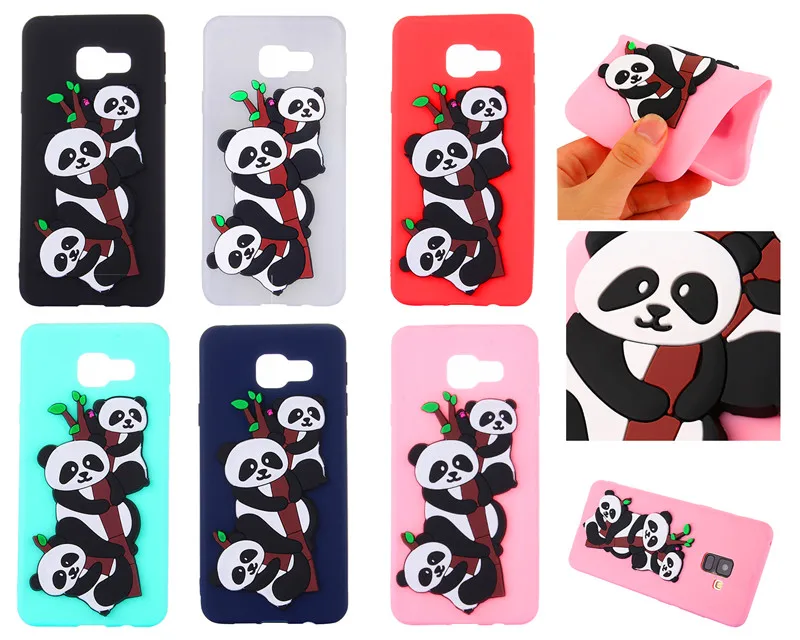 

For Samsung A5 2016 A510 Silicone Case 3D Relief Panda Silicon TPU Soft Back Cover Phone Case for Samsung Galaxy A5 2016 A510F