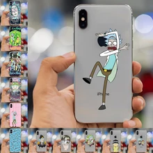 Рик и Морти Забавный мультяшный комикс мем мягкий прозрачный чехол для телефона Fundas Coque для iPhone 11Pro XS Max 6 6S 8 8PLUS XR 5S SE