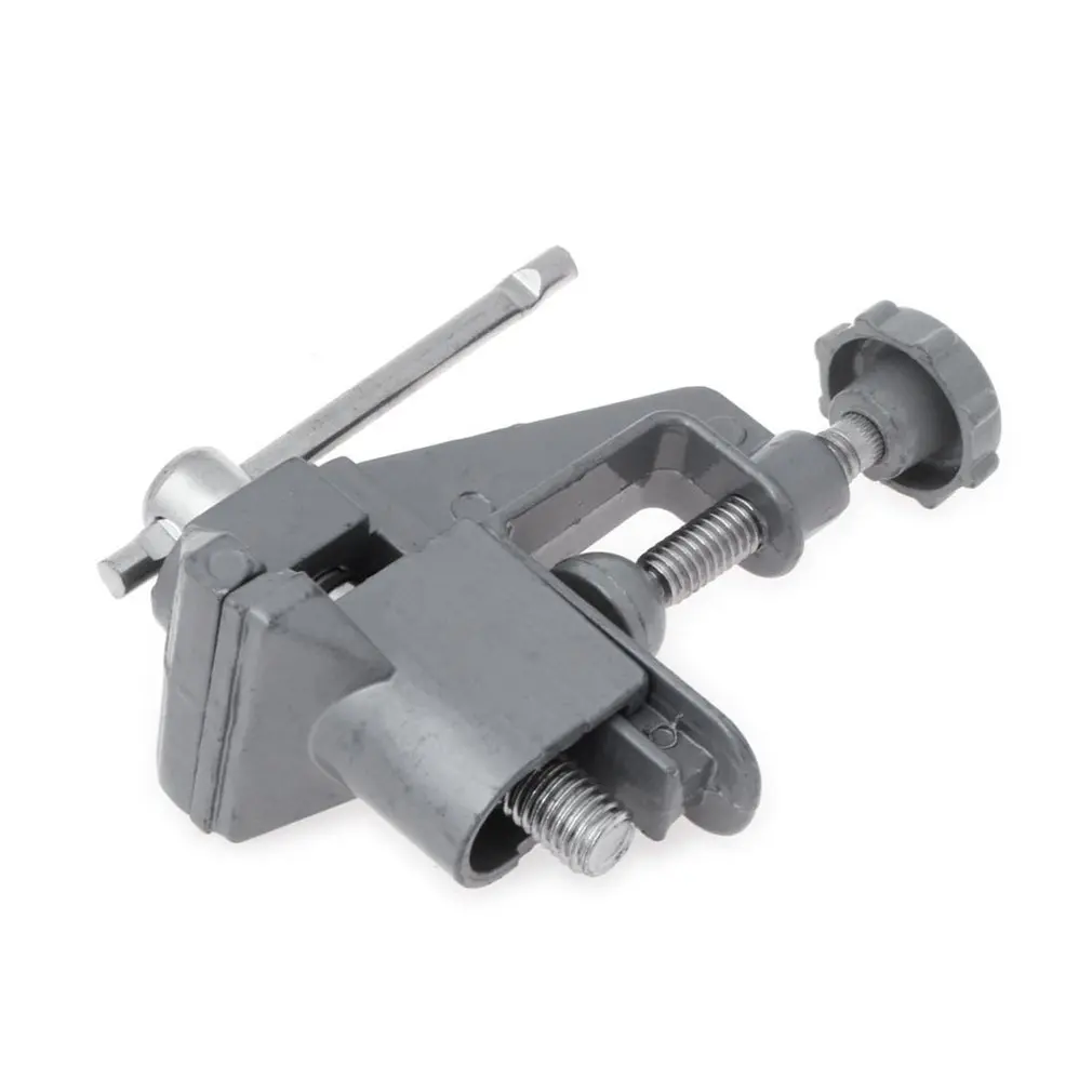 Universal Mini Bench Vise Aluminium Alloy 30mm Table Screw Vise Bench Clamp Screw Vise for DIY Craft Mold Fixed Repair Tool