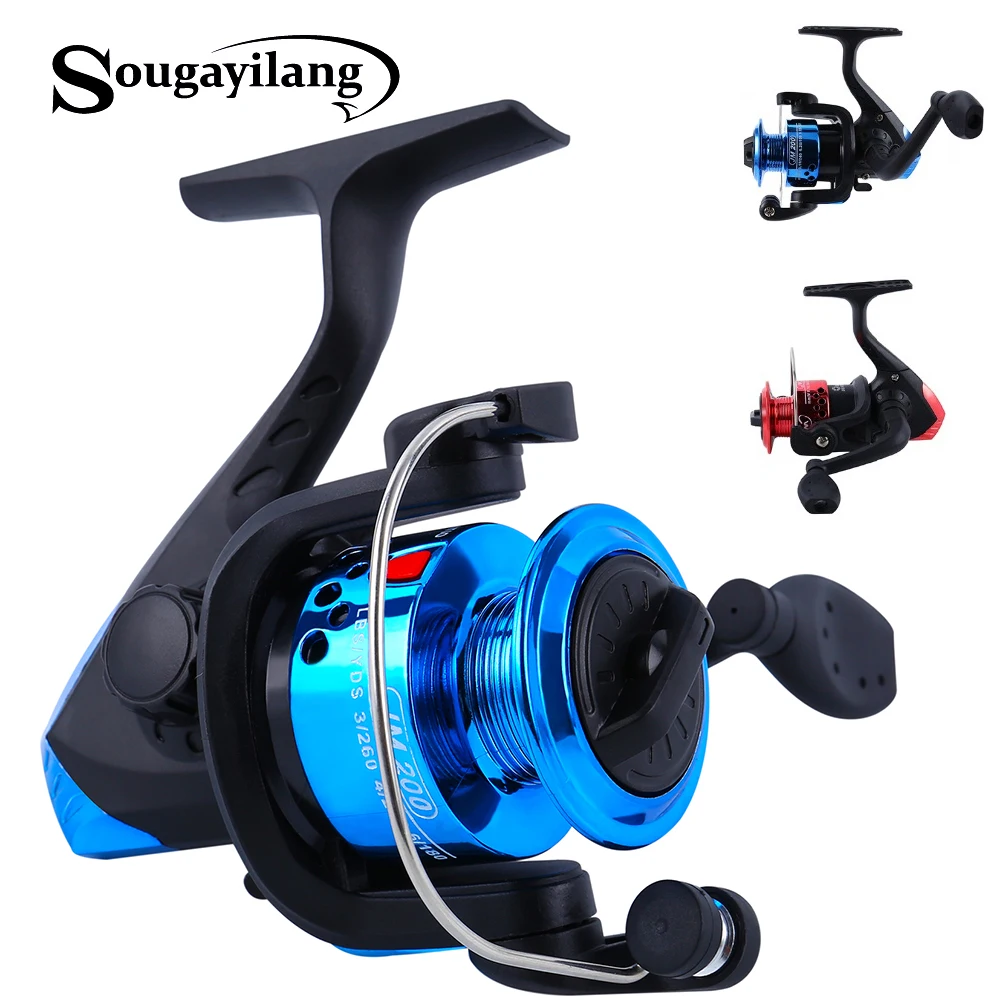 

Sougayilang 5:2:1Winter Ice Fishing Reel Spool Portable Left/Right Interchangeable Series Boat Rock Sea Lure Spinning Fish Wheel