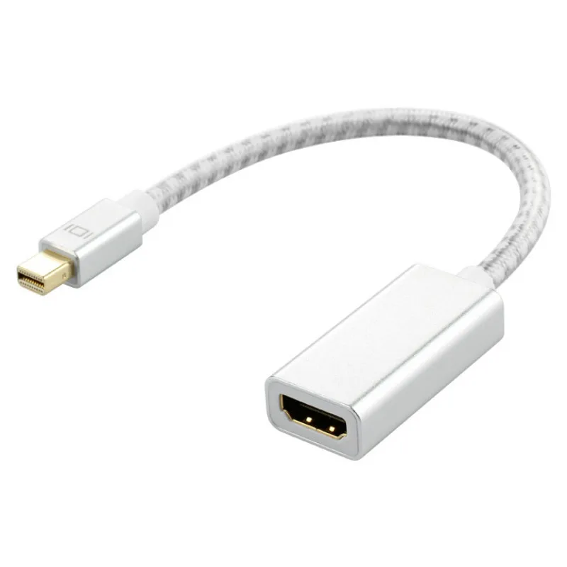 Mini DisplayPort-HDMI адаптер DP Мужской к HDMI Женский конвертер кабель Thunderbolt совместимый