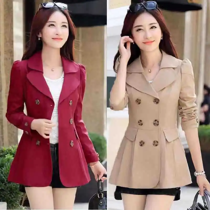 

Windbreaker female spring and autumn new style self-cultivation wild temperament was thin Koreanversion of the jacket short coat