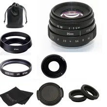 new for fujian 35mm f1.6 C mount camera CCTV Lens II +bag +37mm uv+hood for Sony NEX E-mount camera & Adapter bundle black new for fujian 35mm f1.6 C mount camera CCTV Lens II +bag +37mm uv+hood for Sony NEX E-mount camera & Adapter bundle black