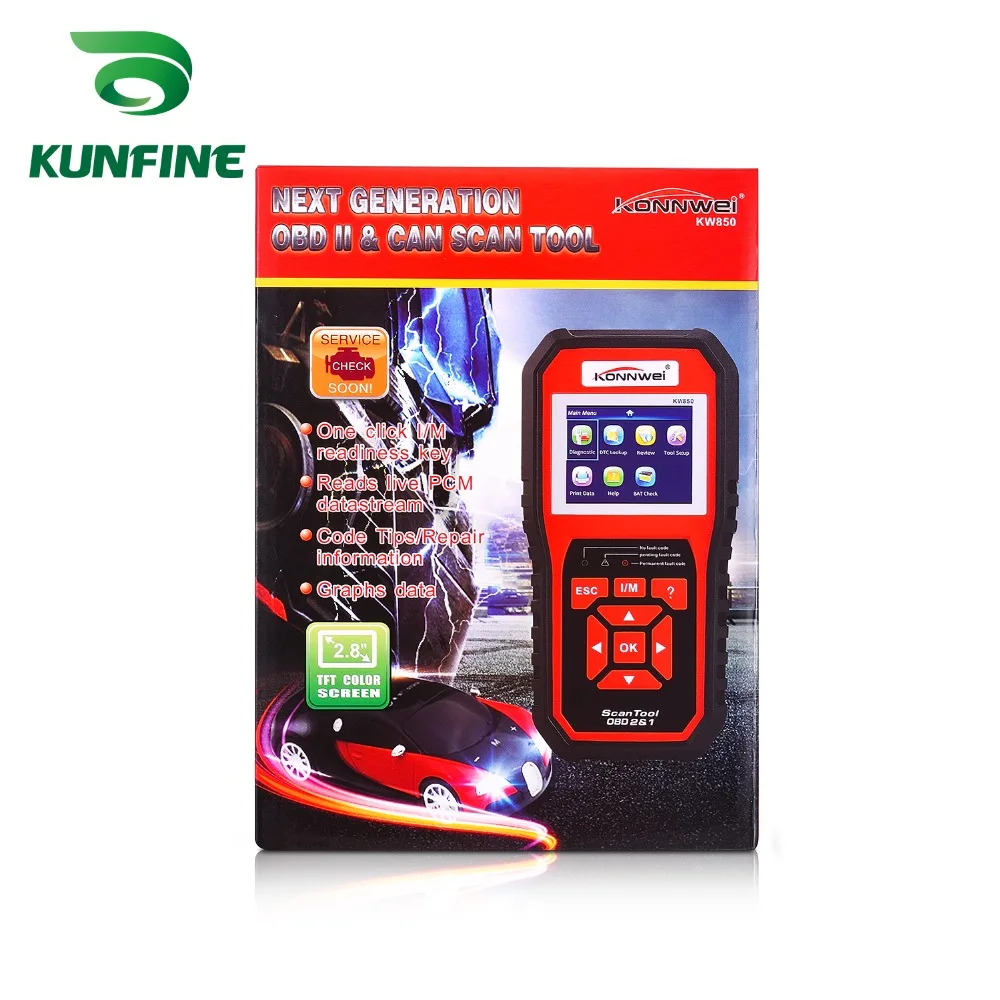 Auto Diagnostic Tool Car engine code Scanner Vehicle fault readerKF-A1174-28