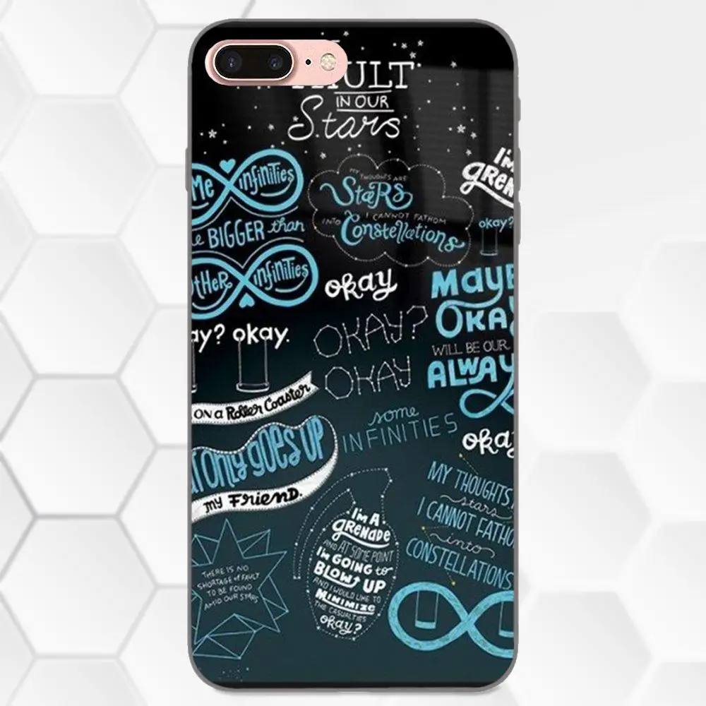 Стильный чехол из ТПУ для Apple iPhone 4 4S 5 5S SE 6 6S 7 8 Plus X XS Max XR ошибка в наших звездах кофе