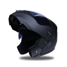 2019 New Flip Up Motorcycle Helmet Modular Dual Lens Racing Motocross Moto Helmet Full Face Helmets Casco Moto S M L XL