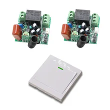 Smart Home 220V Ceiling Lamp Light LED Bulb Remote Control Switch Wireless Wall Pannel Transmitter Input