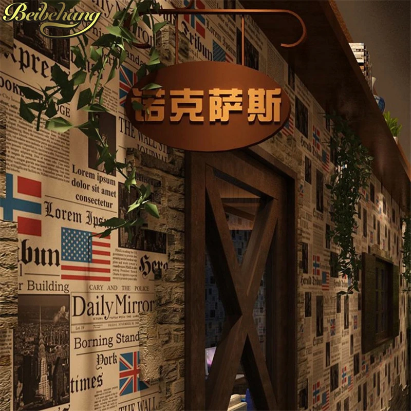 beibehang papel de parede 3d flooring English Letter Stereo Relief wallpaper for walls 3 d wall paper contact-paper living roll