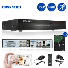 Owsoo 4ch полный 960 h/D1 H.264 P2P сетевой видеорегистратор Регистраторы+ 1 ТБ Seagate HDD телефон Управление обнаружения движения Главная безопасности Системы