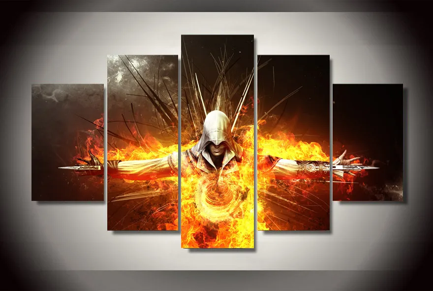 

5 Pieces/set Wall Art For Movie poster series Wall Decor Home Decoration Picture Paint on Canvas Prints Painting