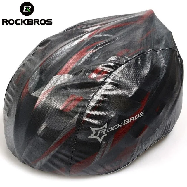 

ROCKBROS Bicycle Helmet Cover New 4 Colors Dust-proof MTB Road Bike Rain Cover Windproof Waterproof Cycling Helmets Covers