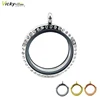 25mm-30mm Round Photo Locket Pendant 316l Stainless Steel Origami Owl Floating Living Lockets and Charms Lockets 1