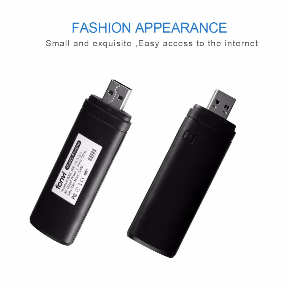 300 м Беспроводной LAN сеть USB 2,0 адаптер Wi-Fi Dongle 2,4G 5G адаптер для samsung Smart ТВ WIS12ABGNX WIS09ABGN соответствовать настольных ПК