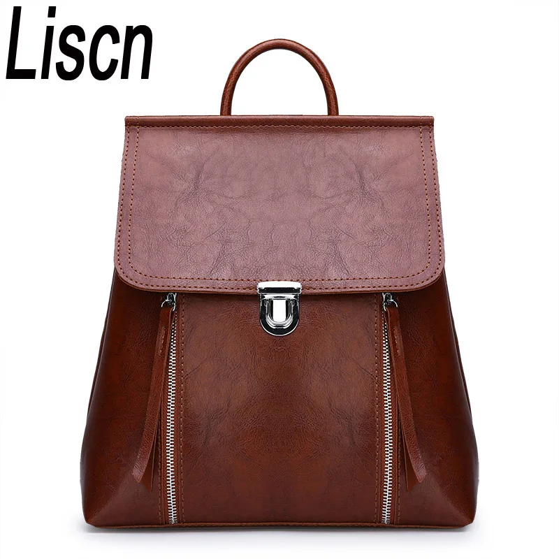 

Fashion Women Backpack High Quality Leather Youth Backpacks for Teenage Girls Female School Shoulder Bag Bagpack mochila
