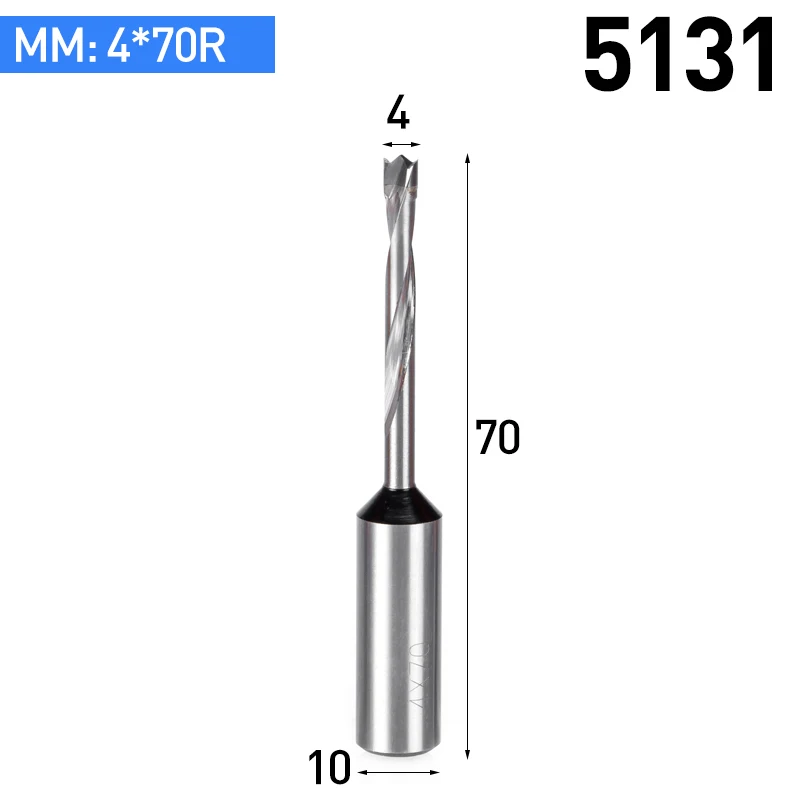 HUHAO 1 шт. обновление Dia. 4 мм-15 мм биты для сверла для деревообработки 70 мм оверлочная фреза для карбида дерева Коронная сверлильная головка - Цвет: 5131R