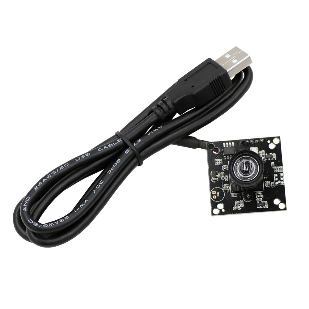  No distorsión 5 megapíxeles enfoque Manual UVC OTG soporte Módulo de cámara USB 5MP OV5640 cámara w