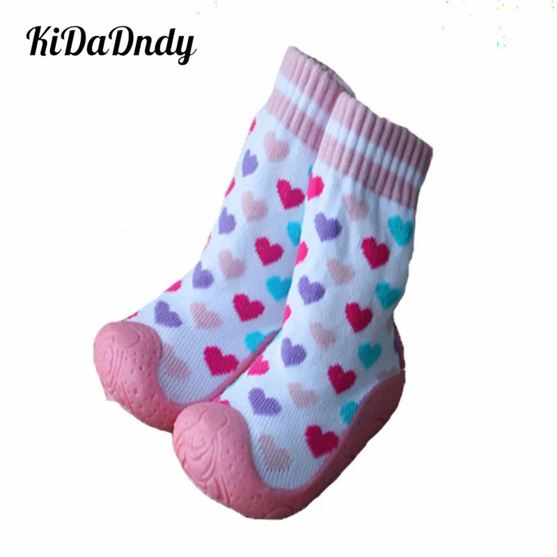 KiDaDndy Baby Socks Newborn Anti Slip Baby Socks with Rubber Soft
