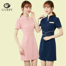 XS-5XL, косметичка, Униформа, женские платья, салон красоты, техник, высококлассный комбинезон, летняя стоматологическая клиника, аптека, рабочая одежда медсестры