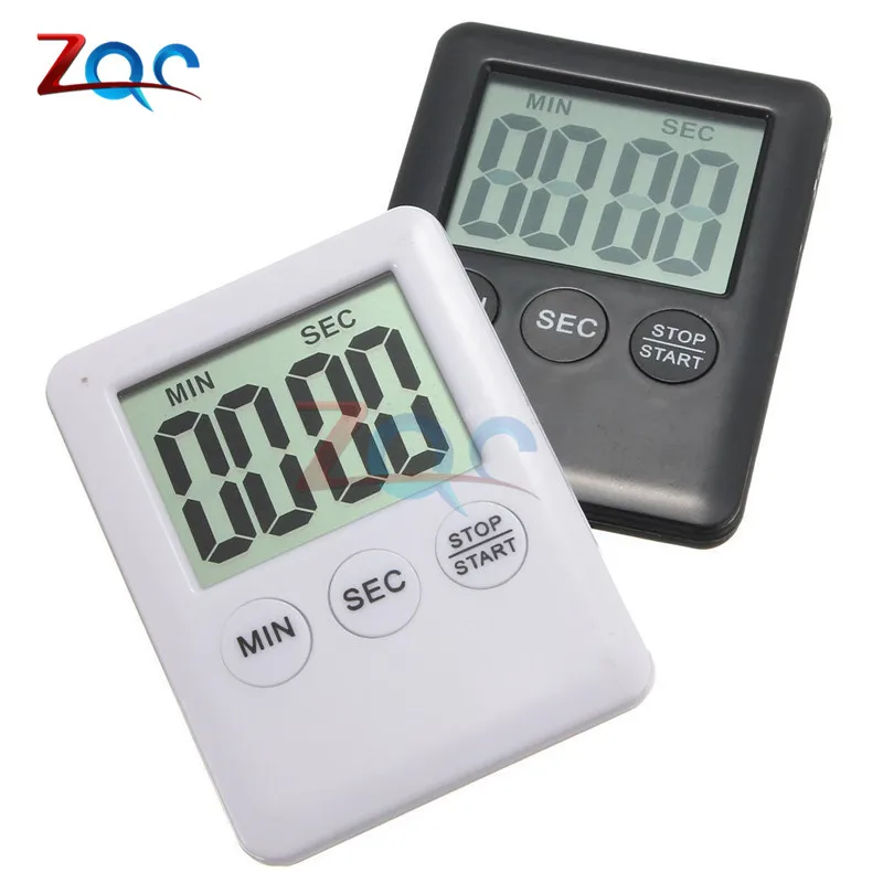 

Large LCD Digital Kitchen Cooking Timer Count-Down Up Clock Loud Alarm Magnetic ,black or white