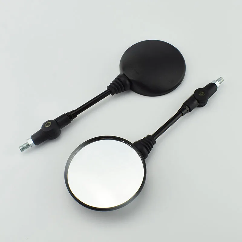 Huiermeimi 2X Motorcycle Rear Mirrors Motor 10mm Motorbike Rearview Mirror Universal Folding