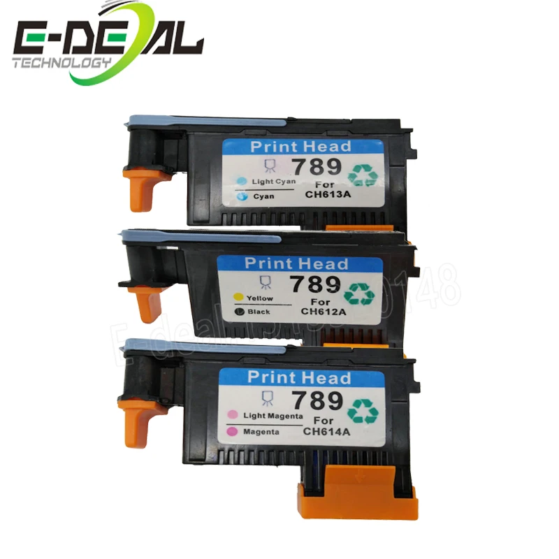 E deal CH612A CH613A CH614A печатающая головка для HP 789 насадка принтера Designjet L25500 L26500|Детали