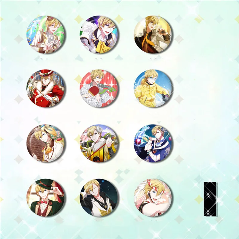 58MM IDOLiSH7 YAMATOIZUM ROKUYA NAGI Icons Pins Brooch Badges Stemma Escudo de armas Gifts | Украшения и аксессуары