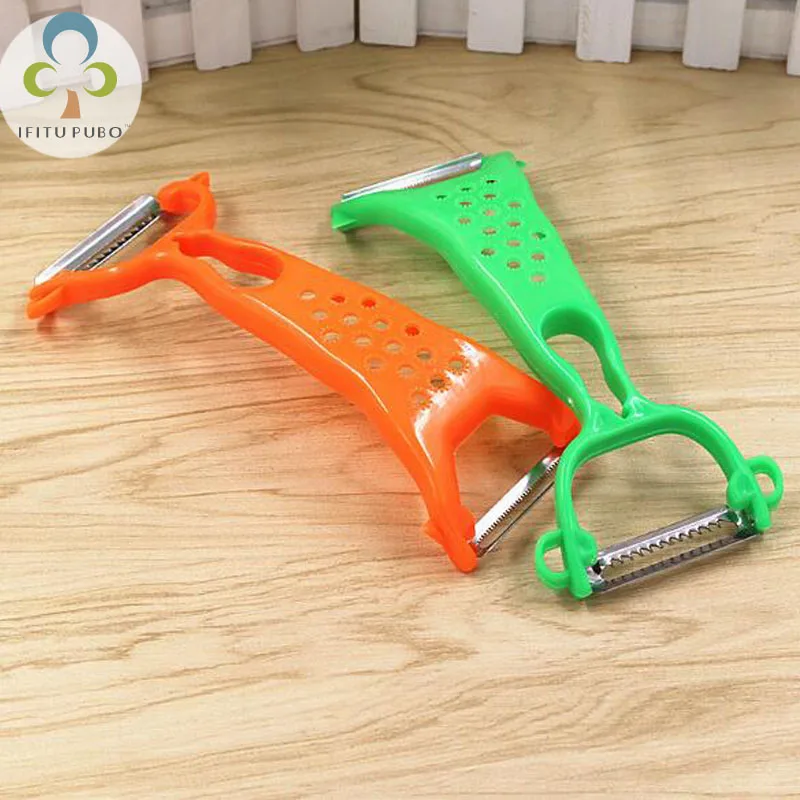 Creative Kitchen Stainless Steel Double Head Fruit Peel Knife