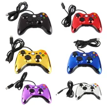 6 Цвет USB проводной игровой контроллер рукоятки JoyPad геймер Геймпад Классический Видеоигры джойстик гальваническим для Xbox 360