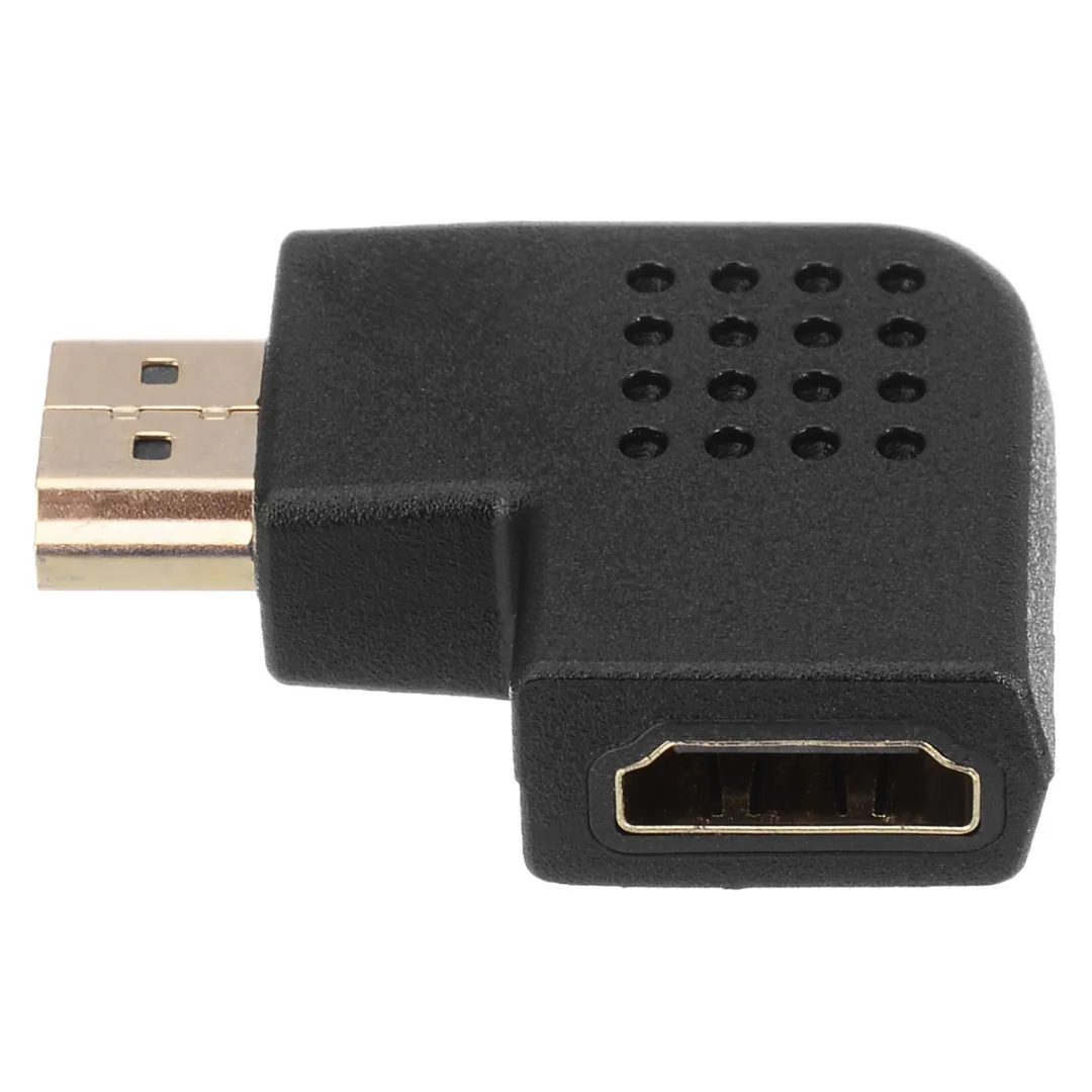 HDMI адаптер «Папа-мама» HD tv 1080P мужчин и женщин HDMI адаптеры конвертер 90 градусов угол поворота вправо/влево HDMI разъемы